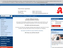 Tablet Screenshot of maximax-apo.de